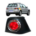 Lanterna Volkswagen Golf 2008 2009 2010 2011 2012 2013 L.d Preto Direito