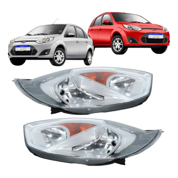 Farol Fiesta 2010 2011 2012 2013 2014 Novo  Farol Fiesta 2010 2011 2012 2013 2014 Novo