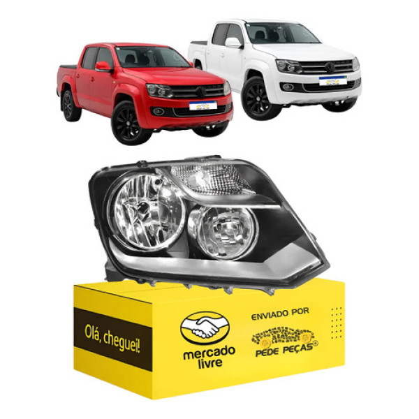 Farol Sinaleira Direito Vw Amarok 2010 11 12 13 14 15 2016 Direito/passageiro