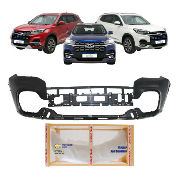 Parachoque Chery Tiggo 8 2021 2022 2023 2024 2025 Preto