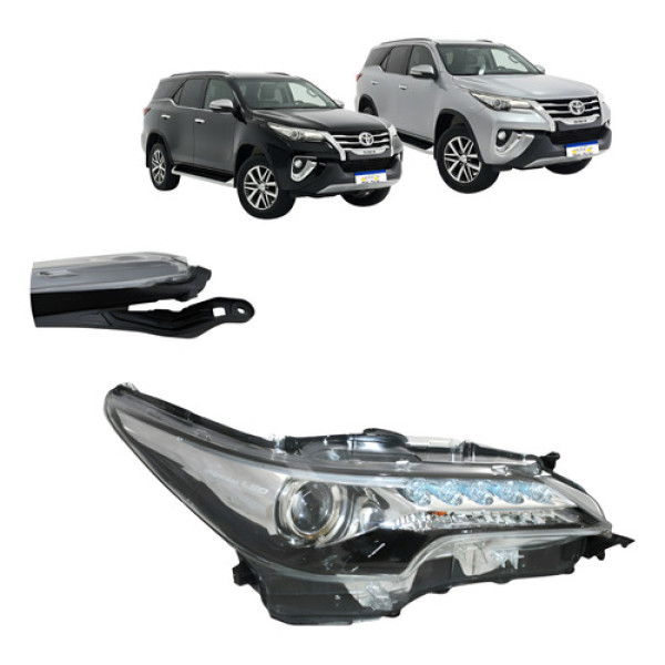 Farol Direito Toyota Sw4 Srx 2016 2017 18 19 2020 Avariado Direito/passageiro