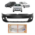 Parachoque Dianteiro Vw Spacefox 2015 2016 2017 2018 2019 Preto Liso Para Pintura