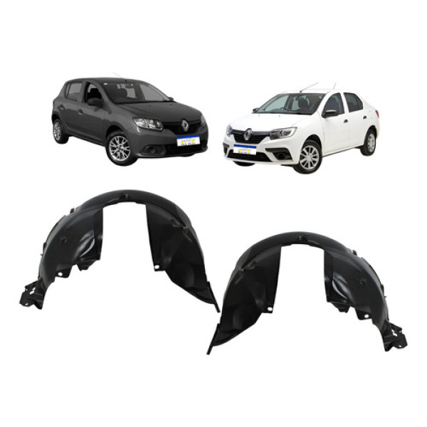 Par Parabarro Dianteiro Renault Sandero Logan 2014 A 2024