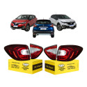 Lanterna Renault Captur 2017 2018 2019 2020 2021 2022 Par Direito Vermelho