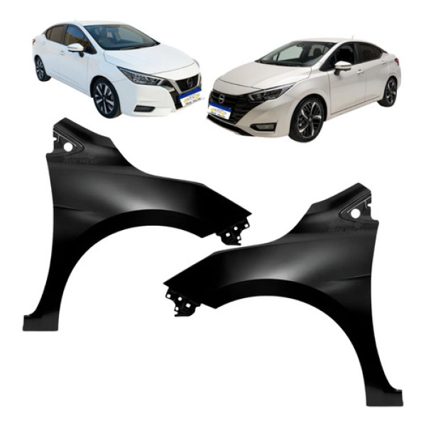 Par Paralama Nissan Versa 2021 2022 A 2025 Advance Sense