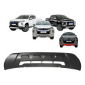 Saia Aplique Spoiler Dianteiro L200 Triton 2021 2022 23 2024 Preto