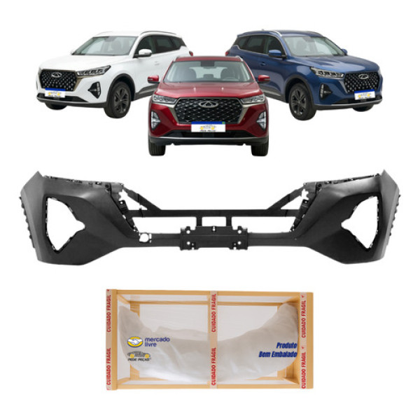 Parachoque Chery Tiggo 7 2023 2024 2025 2026 Novo Preto
