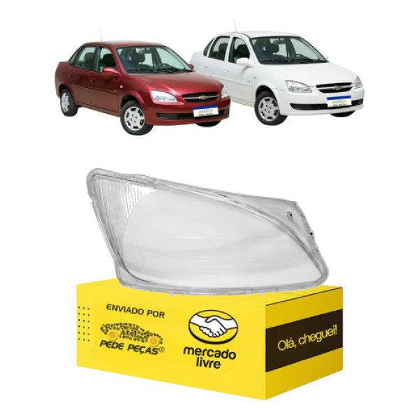 Lente Farol Chevrolet Classic 2011 2012 2013 A 2016 Nova L.d