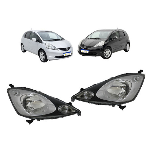 Par Farol Sinaleira Dianteira Honda Fit 2009 2010 2011 2012 Ambos Lados