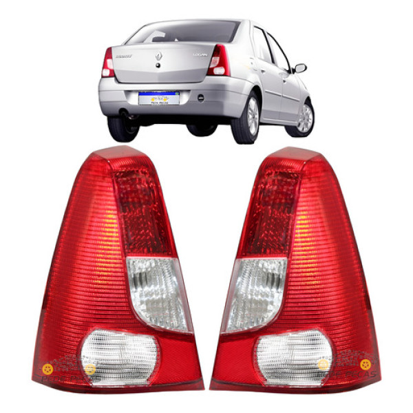 Lanterna Renault Logan 2007 2008 2009 2010 Novo