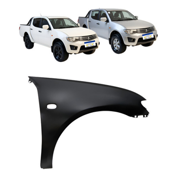 Paralama Direito L200 Triton 2013 A 2018 Com Furo Pisca  Direito