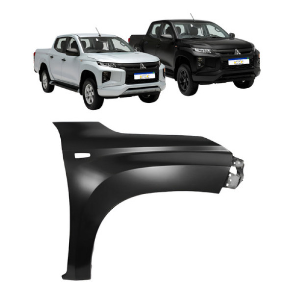 Paralama Mitsubishi L200 Triton 2021 A 2024 Novo Ld