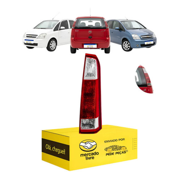 Lanterna Sinaleira Gm Meriva 2002 2003 2004 2005 A 2008 L.d Direito/passageiro Cristal