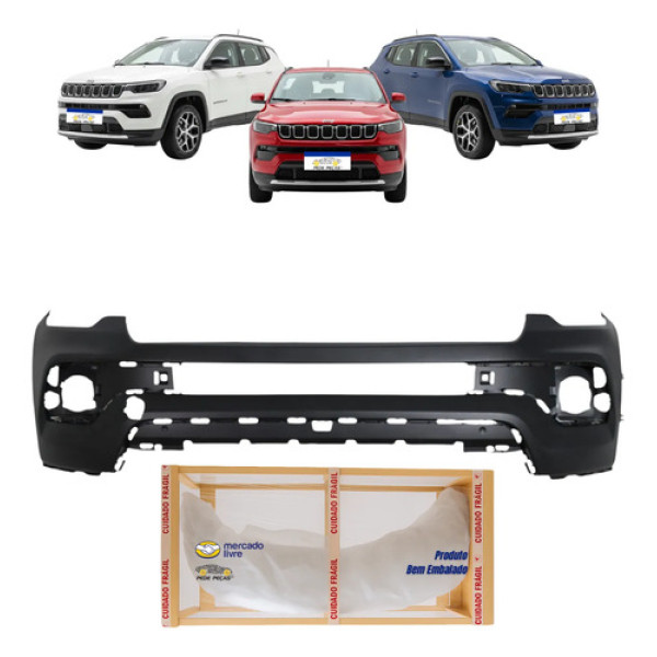 Parachoque Jeep Compass Flex 2022 23 24 25 2026 Novo Preto