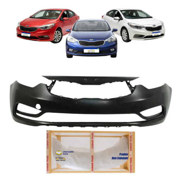 Parachoque Dianteiro Kia Cerato 2013 2014 2015 2016 Novo Preto
