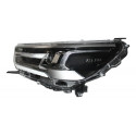 Farol Toyota Hilux 2021 2022 2023 24 Full Led Moldura Cinza