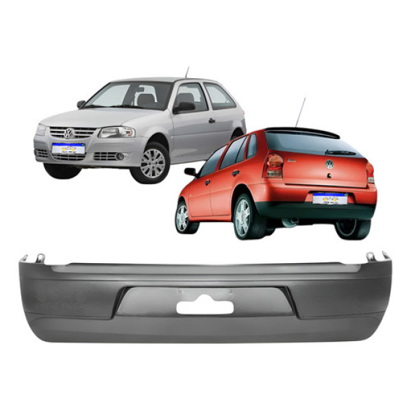 Parachoque Traseiro Vw Gol G4 2006 2007 2008 A 2014 Novo
