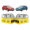 Par Farol Audi A3 2000 2001 2002 2003 2004 A 2006 Cromado Ambos Lados