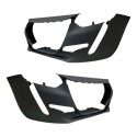 Kit Parachoque Grades Peugeot 208 Griffe 2021 22 23 2024 Preto/cromado Cromado