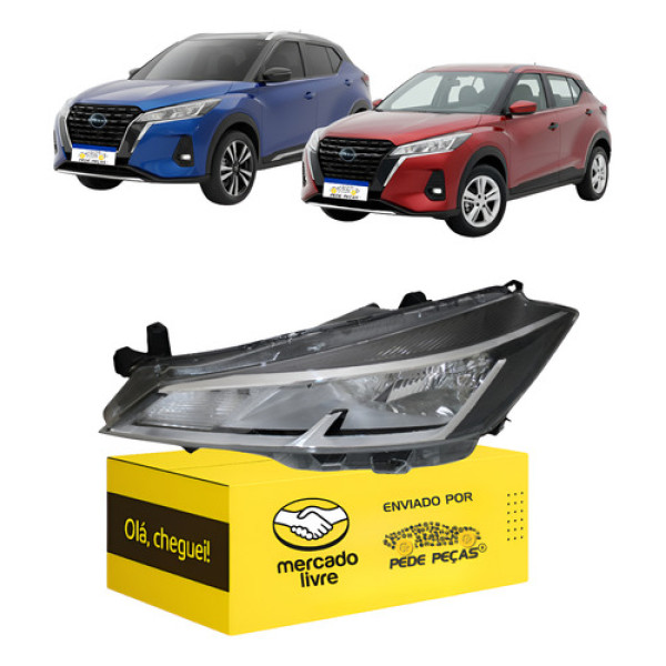 Farol Sinaleira Kicks 2022 2023 2024 2025 Sem Led Novo L.e Esquerdo/motorista