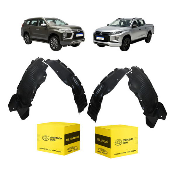 Kit Parabarro Dianteiro L200 Dakar 2021 A 2025 Tras/frente