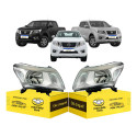 Par Farol Nissan Frontier Foco Simples 2018 2019 2020 2021 Ambos Lados