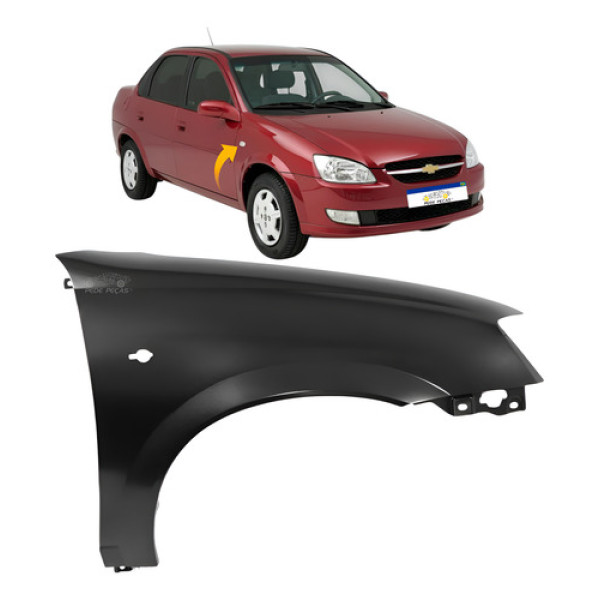 Paralama Chevrolet Classic 2011 2012 2013 A 2016 C/furo Ld