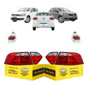 Kit Sinaleira Traseira Vw Voyage G6 G7 G8 2013 A 2023 Fumê Ambos Lados