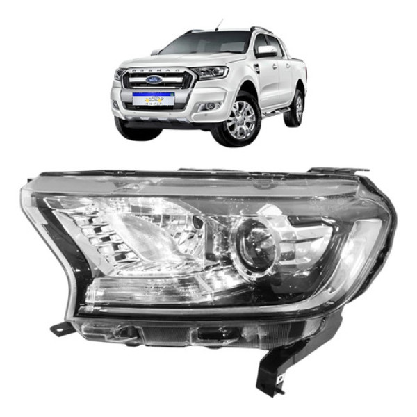 Farol Ford Ranger 2017 2018 2019 2020 2021 2022 2023 Le