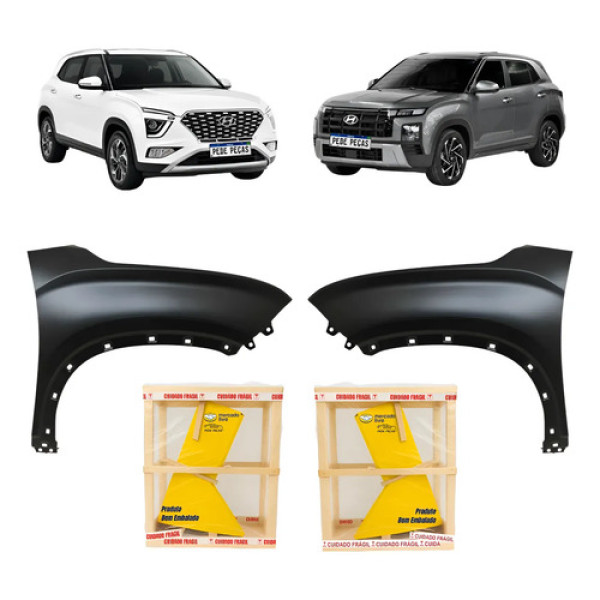 Par Paralama Creta 2022 2023 2024 2025 2026 2027 Novos