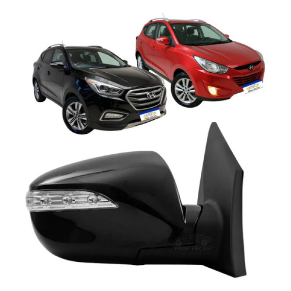 Retrovisor Ld Hyundai Ix35 2010 A 2014 C/pisca Elétrico