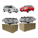 Farol Renault Megane 2006 A 2013 Par Elétrico Sem Motor Tyc Ambos Lados