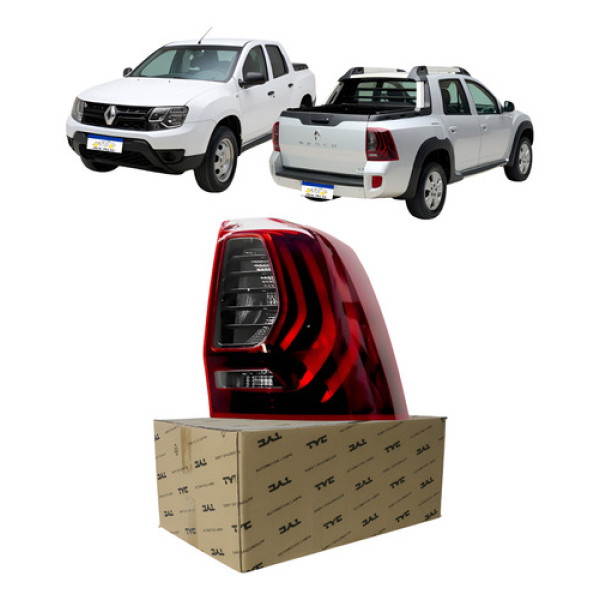 Sinaleira Traseira Renault Duster Oroch 2015 A 2022 Tyc Novo Direito/passageiro Vermelho