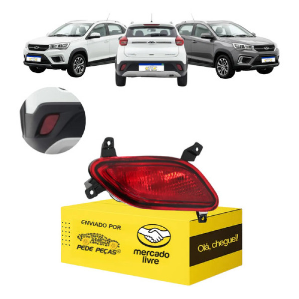 Lanterna Parachoque Chery Tiggo 2 2018 A 2022 C/função Le Esquerdo/motorista