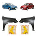 Par Paralama Toyota Etios 2012 13 14 15 16 17 A 2021 C/furo