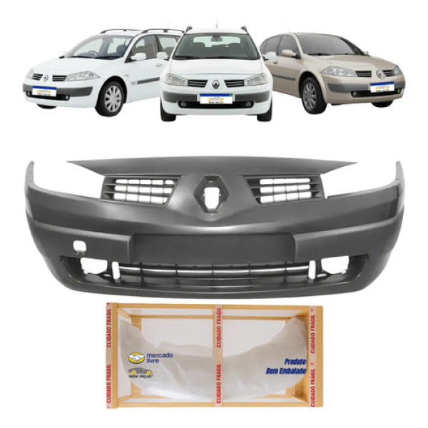 Parachoque Renault Megane 2006 A 2010 2011 2012 2013 Novo Preto