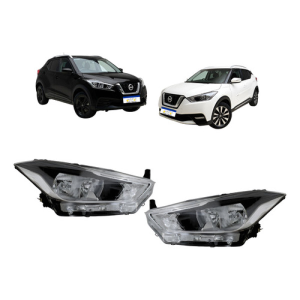 Par Farol Nissan Kicks 2017 2018 2019 2020 A 2021 Com Led 