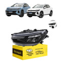 Farol Esquerdo Vw Tera 2025 2026 Manual Com Led Novo Esquerdo/motorista