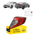 Sinaleira Traseira Canto Honda Civic G10 2017 18 A 2021 Ld Direito/passageiro Vermelho Cristal