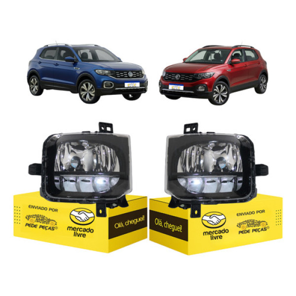 Par Farol Milha Tcross T-cross 2020 2021 2022 2023 2024 2025 Cristal