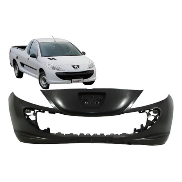 Parachoque 207 Passion Sw Hoggar Hatch Sedan 2008 A 2015 Preto