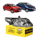 Farol Honda City 2009 2010 2011 2012 2013 2014 L.d Novo Direito