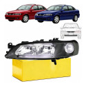 Farol Chevrolet Vectra 1999 A 2005 Direito Mascara Negra Le Esquerdo/motorista