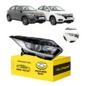 Farol Honda Hrv 2019 A 2021 Led C/motor Ex Exl Lx Novo Ld Direito/passageiro