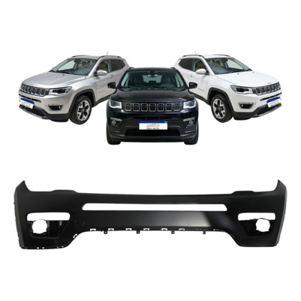 Parachoque Dianteiro Jeep 2017 2018 A 2021 Com Tampa Reboque