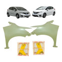 Par Paralama Honda Fit Dx Ex Exl Lx 2015 A 2021 Novo