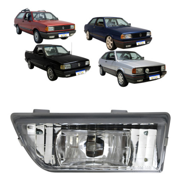 Farol Milha Auxiliar Gol Parati Voyage Saveiro 1987 A 1998 Cristal Direito