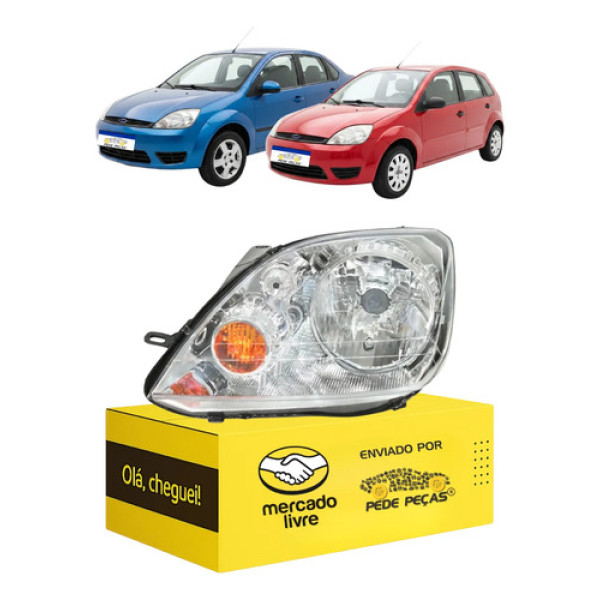 Farol Sinaleira Ford Fiesta 2003 2004 2005 2006 2007 Le Esquerdo/motorista