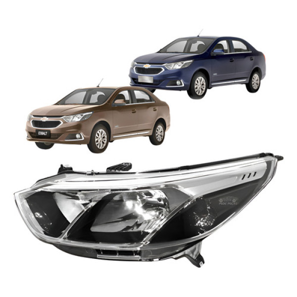Farol Chevrolet Cobalt Lt Ltz Elite 2016 2017 A 2020 Novo Le Esquerdo/motorista