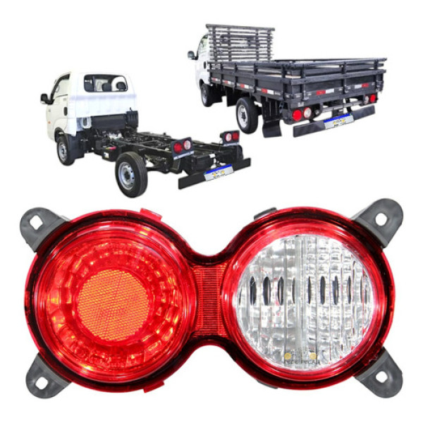 Lanterna Kia Bongo 2006 2007 2008 2009 2010 2011 A 2025 Le Esquerdo/motorista Vermelho Cristal